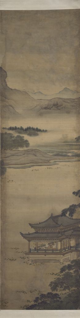 图片[9]-Picture screen of Yuanjiang with bamboo buds and pines-China Archive